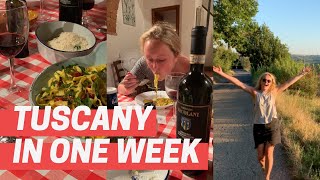 TUSCAN ROADTRIP IN ONE WEEK | Florence, Montepulciano, Siena and MORE!
