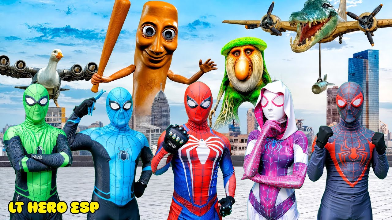 El Equipo Brainrot Ataca el Planeta del Equipo Spiderman