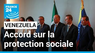 Au Venezuela, le pouvoir et l'opposition signent un accord, Washington allège les sanctions