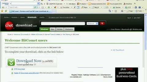 How to get bitcomet and use