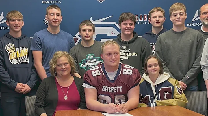 Garrett's Jaxson Gould signs to play football at S...