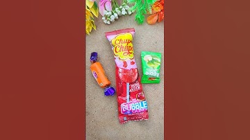 Chupachups Lolipop & Boneto Chocolate with Gems #shorts #chupachups #chocolatelollipop #gems