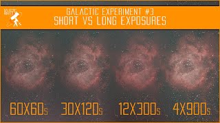 Short vs Long exposures for Astrophotography: Comparing several 1hour stacks