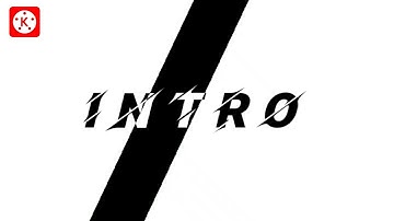 How to make intro in kinemaster | Black and white text effect in kinemaster | kinemaster tutorial