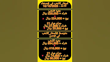 جرام الذهب اليوم في اليمن 2023 اسعار 