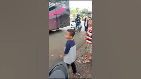 Bus artis victory lewat di pantai Widuri pemalang semua orang joget #basuri #fypシ゚viral #bismania