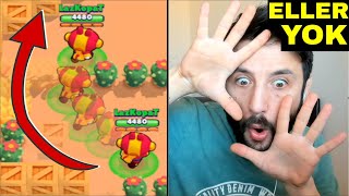 Elleri Hiç Kullanmadan HAREKET ETMEK (%100 Gerçek) Brawl Stars DENEY  BUG