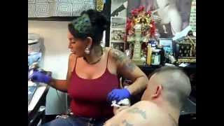 cancer ribbon tattoo 251-0423-0854 la body art open 24 hours