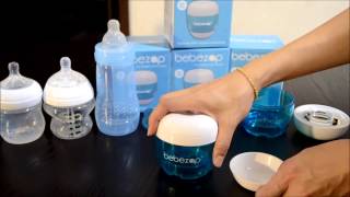 Bebezap uv portable sterilizer for bottle, soother and teat is ideal
to use on the go! light, easy quick sanitize (4-6 minutes). rays el...