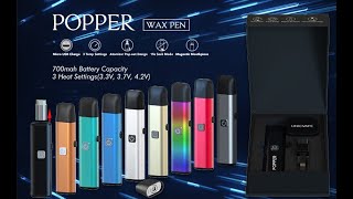 Pop-out Design Ceramic Chamber Wax Dab Pen Vaporizer