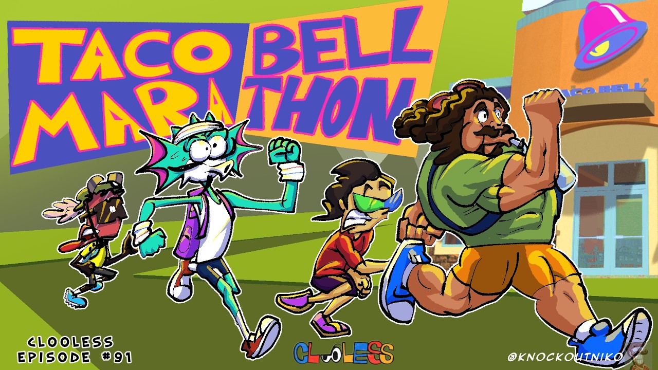 TACO BELL MARATHON | Clooless Animated 91