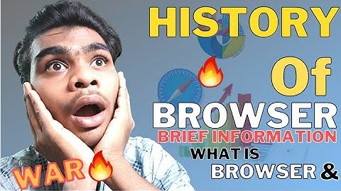 What is Web Browser?,Search Engine? | Brief information with History in @Ujjwal Dutta- BeSkilled
