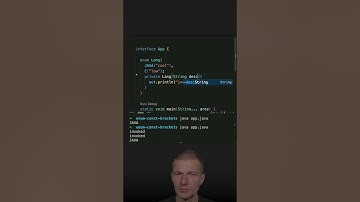 The Mysterious Enum Brackets #java #shorts #coding #airhacks