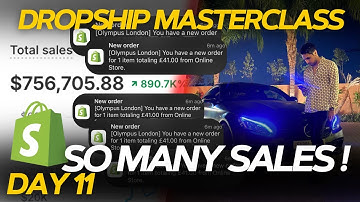 BIGGEST Day in Sales - 0 to $100k Dropshipping Challenge (DAY 11)