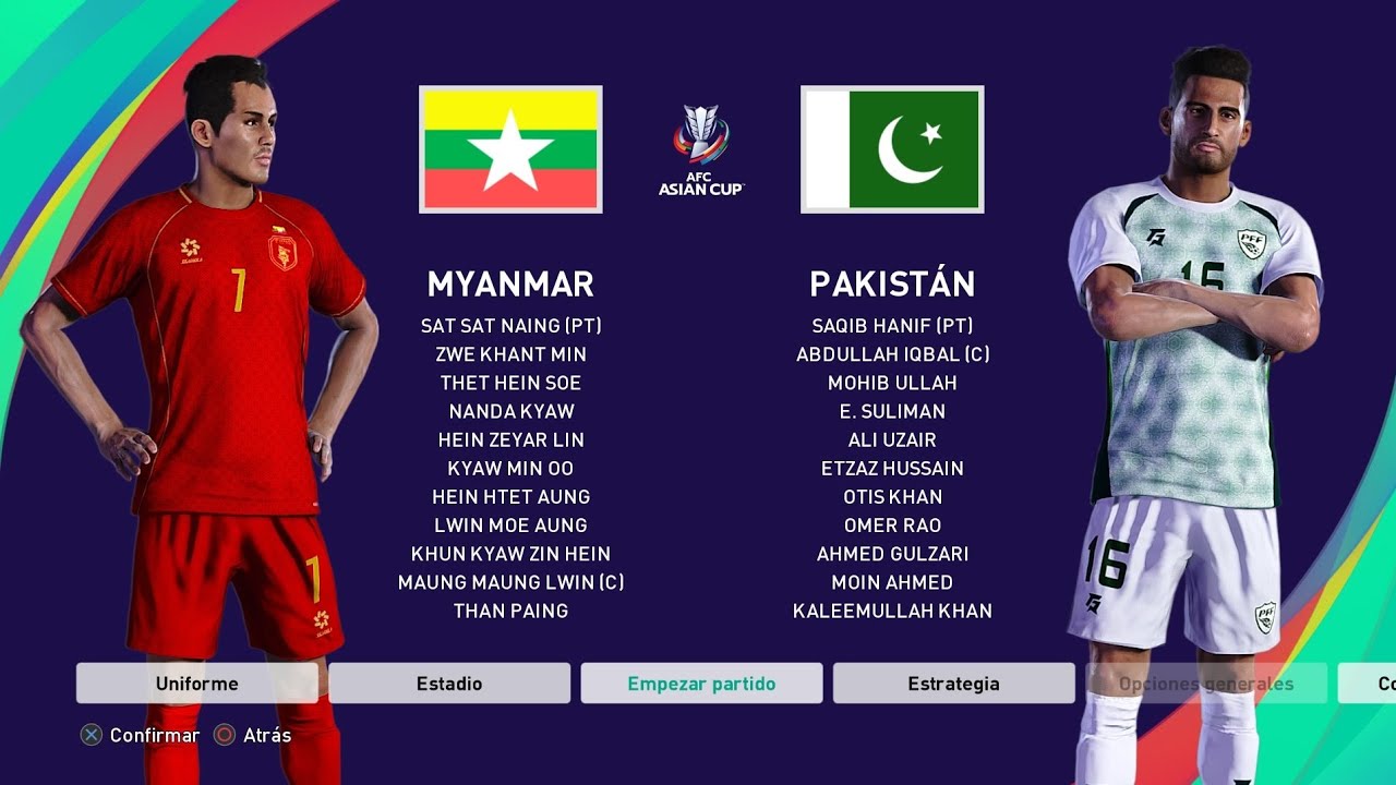 MYANMAR VS PAKISTAN - AFC ASIAN CUP 2027 QUALIFIERS 