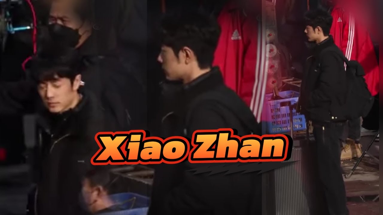 Редкость! Сяо Чжань без охраны на съёмочной площадке – слишком красив, чтобы с ним обращаться