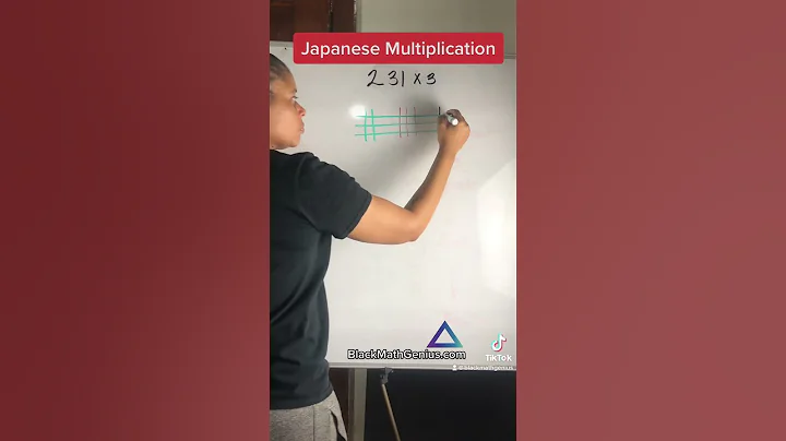 Japanese Multiplication #BlackMathGenius #learnmath #MathFun #math #mathtrick #japanesemath