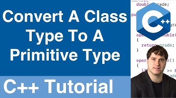 Een door de gebruiker gedefinieerd klassetype converteren naar een primitief type | C++-zelfstudie