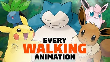 All 171 Pokemon Walking Animations in Let
