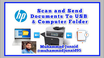 How Scan to Folder & Save to USB | HP Laserjet 4555 Printer | Tech Video