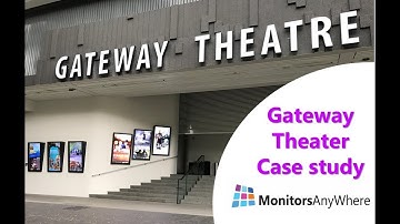 Monitors AnyWhere v3 - Case study - Gateway Theater