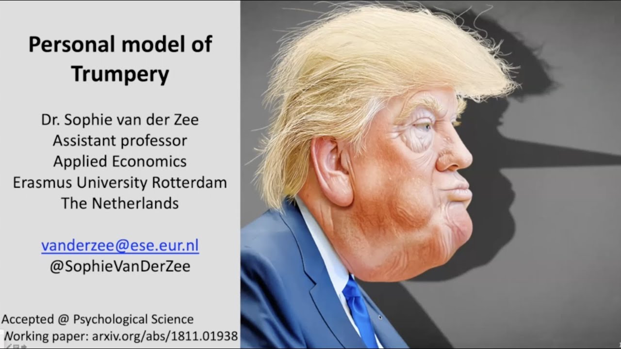 Sophie Van Der Zee Personal model of Trumpery YouTube