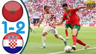 ملخص مباراة المغرب وكرواتيا 2-1 - اهداف مباراه المغرب و كرواتيا