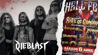 ¡DIEBLAST prende la mecha del Hell Fest over Santiago!