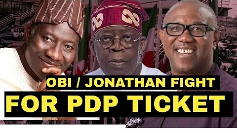 2027: PDP Reserve Presidential Ticket Between Peter Obi And Jonathan After Party Reshuffled. 