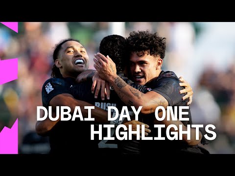 Sevens is back with a BANG! | Dubai HSBC SVNS Day One Men’s Highlights