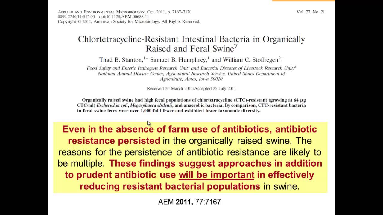 Antimicrobial Resistant Bacteria and the Environment