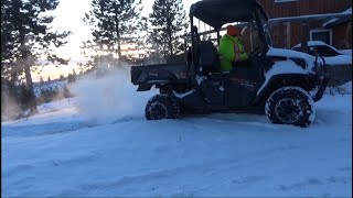 Kubota Sidekick cold start -15!