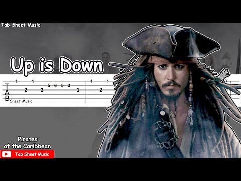 Pirates of the Caribbean 3 - Up Is Down Guitar Tutorial | TAB