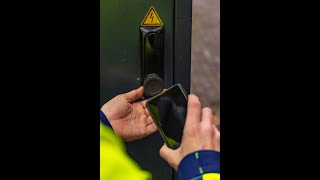 iLOQ S50 provides easy access to electricity cabinets
