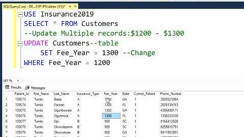 UPDATE multiple values in SQL
