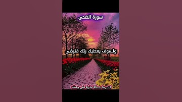 سورة الضحى_سعد الغامدي#سورة_الضحى #سعد_الغامدي
