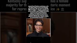 Justice Pamela Goodwine First Black Woman on Kentucky Supreme Court ⚖️👩🏾‍⚖️ #PamelaGoodwine