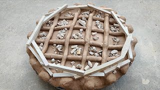 Cindrella Pie Creamy Crunchy Filling Topping With Crunchy Choco Bar Dry Fruits Dry Pie