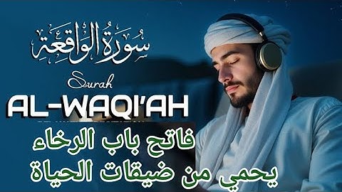 سورة الواقعة سبع مرات استمع إلى سورة قضى الدين وجاء الرزق بغير حساب