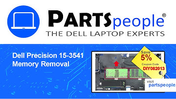Dell Precision 15-3541 (P80F003) Memory How-To Video Tutorial