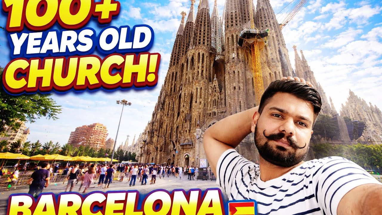 100+ साल से बन रहा The Sagrada Família | Barcelona Vlog” 🫨😱👍
