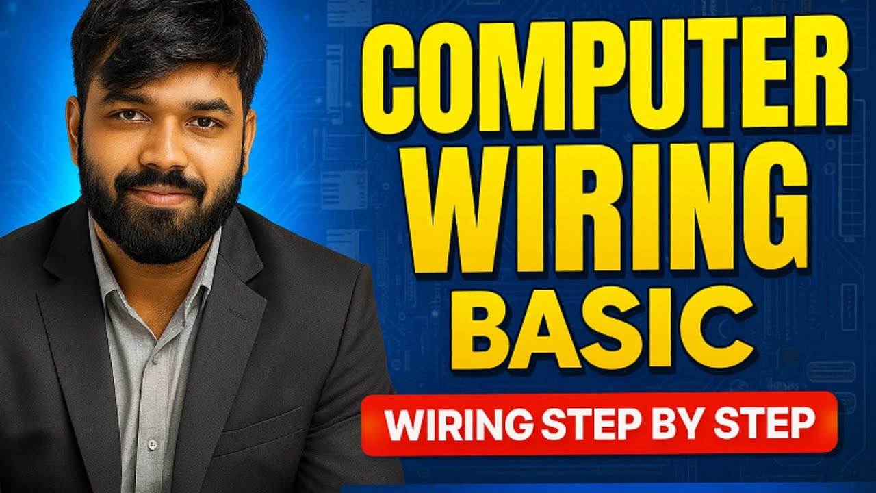 Computer Wiring Basic | CPU से Monitor/Keyboard/Mouse Wiring | Step by ...