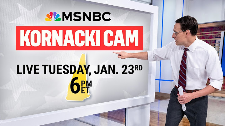 Kornacki Cam LIVE | New Hampshire Primary