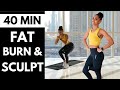 Fat Burn & Sculpt Workout | FULL BODY Resistance Band Session | 40min