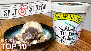 Making Salt & Straw Salted Malted Chocolate Chip Cookie Dough | Top 10 Ice Cream