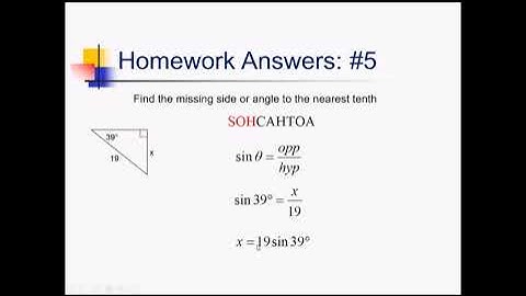 Right Triangle Trigonometry: Problem Set #2