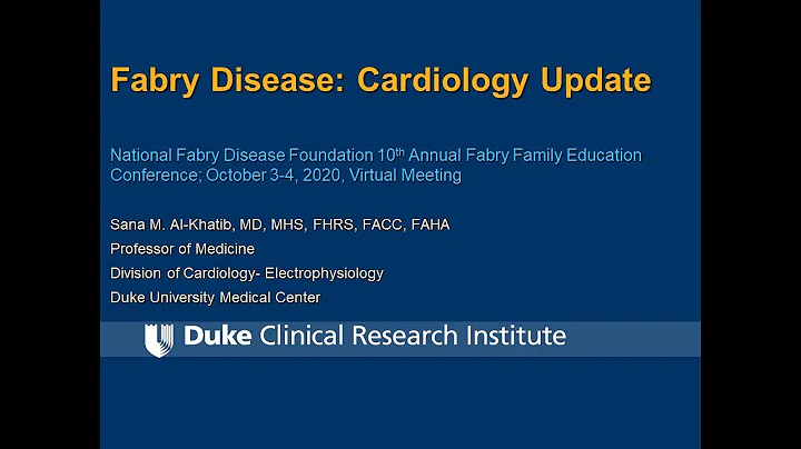 Cardiology presentation - National Fabry Disease F...