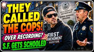 REPOST!! HUMAN SERVICES CALLS THE POLICE ON ME DUE TO MY CAMERA!!! SAN FRANCISCO, CA FIRST AMENDMENT