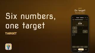 Target: Six Numbers, One Target – Countdown-Style Math Puzzle | Number Series screenshot 5