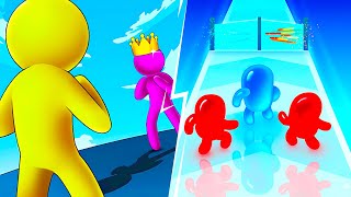 Giant Rush! vs Join Clash 3D 🐍🌟 Max Level Gameplay Walkthrough Android iOS Q2L5